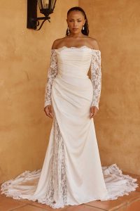 Taffeta and Lace Wedding Gowns Gloucester Madi Lane Odelle