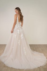 Taffeta and Lace Wedding Gowns Gloucester Stella York 8316