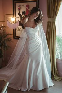 Taffeta and Lace Wedding Gowns Gloucester Stella York SY8346