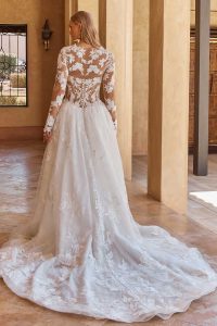 Taffeta and Lace Wedding Gowns Madi Lane Ovani