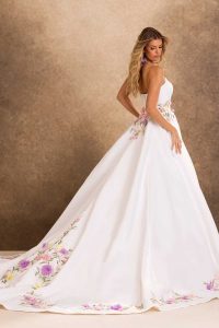 Taffeta and Lace Wedding Gowns by Rachel Allan RB4254